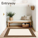 Interlocking Classic Borders with Contemporary Motifs(Brown)