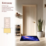 Radiant Universe Themed Design(Blue)