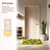 Stylish Vintage Floral Touch(Yellow)