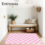Elegant Lattice Jewel Contemporary Decoration(Pink)