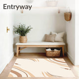 Minimalist Brushstroke Neutral Textured Arrangement(Beige)