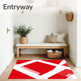 Winter Checkerboard with Bold Contrast Design(Red)
