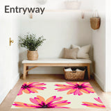 Watercolor Bloom Burst with Abstract Petals(Beige)