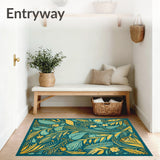 Boho Hallway Non Slip(Blue)