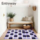 Retro Checkerboard Highland Tartan Cottage Accessory (Black)