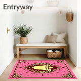 Vintage Sleigh Bell Medallion with Starburst and Laurel(Pink)