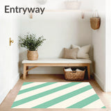 Modern Interlocking Checkerboard Mosaic with Minimalist Flair(Green)