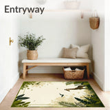 Oliveira Beige Abstract Animal Inspired Design(Beige)