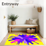 Abstract Watercolor Splash Contemporary Art(Yellow)