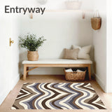 Chevron Wave with Zigzag Design(Brown)