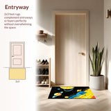 Galactic Cartoon Planet Motif(Yellow)