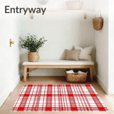 Traditional Tartan Inspired with Distinctive Checked Motif(Red)