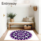 Blossom Cascade Hexagon Medallion (Purple)