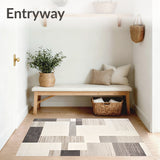 Boho Chic Kitchen Area Comfort Mat for Standing Sink Office(Beige)