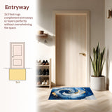 Contemporary Gradient Motif(Blue)