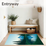 Mountain Wilderness Lake Nature Landscape(Blue)