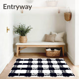 Yuletide Gingham Decorative Statement(Black)