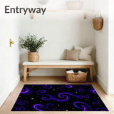 Mystical Swirl Night Sky Artistry(Black)