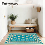 Tile Motif Weatherproof Non Fade (Blue) - ODIKA