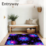 Cosmic Nebula Starfield Decorative Throw (Purple) - ODIKA