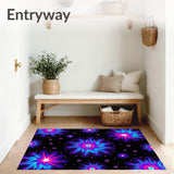 Cosmic Nebula Starfield Decorative Throw (Purple) - ODIKA