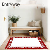 Joyful Winter Wonderland Decorative Flooring(Red)