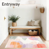 Elegant Pink and Multicolor Watercolor Strokes(Ivory)