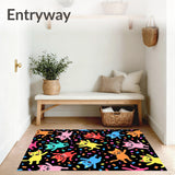 Jovial Meow Parade Festive Celebration With Dancing Kittens(Black)