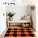 Autumn Gingham Tapestry(Orange)