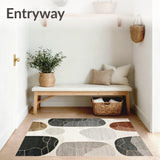 Neutral Zen Stones Featuring Layered Geometric Rock(Gray)