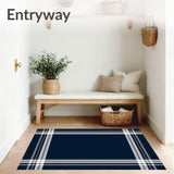 Subtle Plaid Inspired with Clean Borders (Blue)