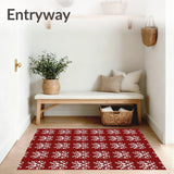 Nordic Crystal Elegant Pathway Adornment(Red)