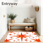 Vintage Compass Rose with Nautical Design (Red) - ODIKA