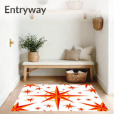 Vintage Compass Rose with Nautical Design (Red) - ODIKA