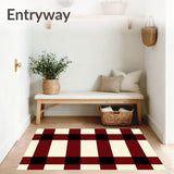 Festive Tartan Design with Crisp Checkerboard Motif(Red)