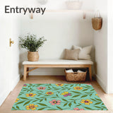 Verdant Blossom Interlaced Luxury Pathway(Blue)