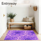 Elegant Blossom Gradient Whimsical Abstract Embellishment (Purple)