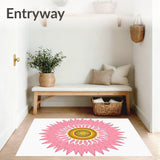 Charming Sunburst Floral Elegance Accent(Pink)