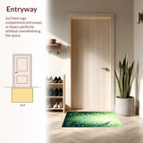 Ultra Soft Area Rug, Non Slip, Stain Resistant, Washable Area Rugs for Living Room, Bedroom, Fluffy Shag Nursery(Green)