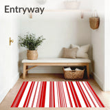 Festive Cane Striped Decorative(Red)