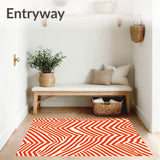 Autumn Harvest Chevron Floor(Orange)