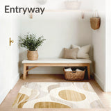 Heritage Weave Beige Contemporary Abstract with Artistic(Beige)