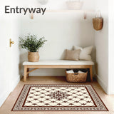 Traditional Mosaic Lattice Retro Exotic Treasure(Ivory)