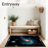 Astral Journey Cosmic Nebula Heavenly Bodies Interstellar Voyage (Black)