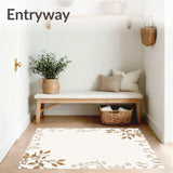 Contemporary Misty Vine Scrollwork with Artistic Flourish(Brown)