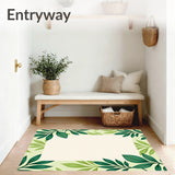 Artistic Watercolor Jungle Foliage Abstract Modern Design(Green)