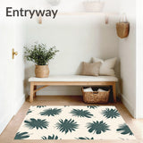 Abstract Watermark Brushstroke Swirl Motif Artisan(Green)