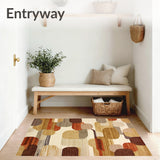 Autumnal Harvest Collection Area Rich Earth Tones Beige Brown(Beige)