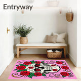 Mystical Afterlife Floral Cranium Decorative Artisan Creation(Pink)