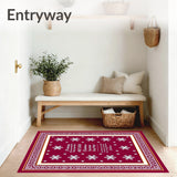 Winter Wonderland Medallion with Ornate Seasonal(Red)